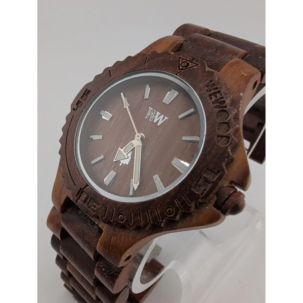 WeWOOD Men's Watch 41mm Case Natural Wood 7